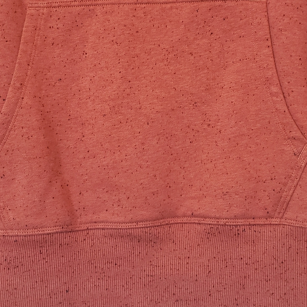 Under Armour Loose Logo Hoodie Cinnamon & Black Specs Kangaroo Pocket Sz Medium - Picture 7 of 15